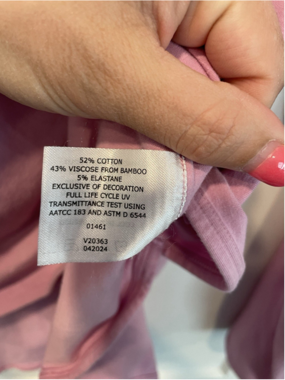 Coolibar Heyday Side Split Sun shirt Pink XXL Long Sleeve SPF 50 + - Picture 4 of 6